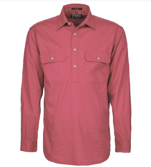 Pilbara Mens Canyon Closed Front L/S Shirt