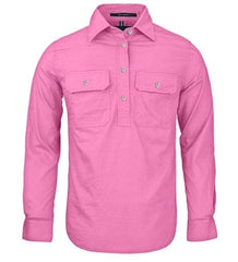 Pilbara Women's Blush Closed Front Long Sleeve Shirt