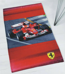 Ferrari Grand Prix Beach Pool Bath Towel